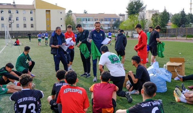 Amedspor Cizre'de yıldız adaylarını seçti: 500 oyuncu katıldı