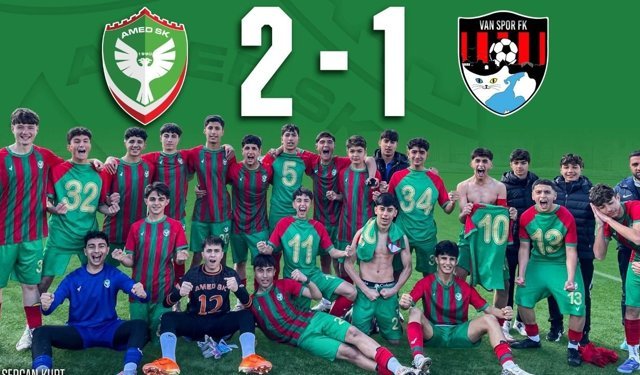 Amedspor iki zafer birden elde etti