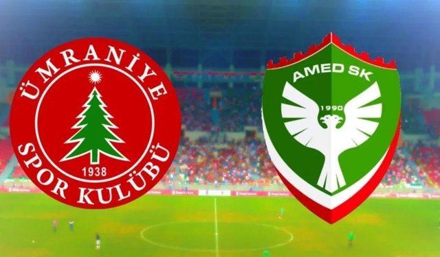 Amedspor Ümraniyespor maçı üç kanaldan canlı yayınlanacak