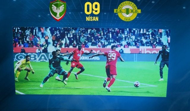 Esenler Erokspor-Amedspor maçı için Diyarbakır'da ilk dev ekran haberi o ilçeden geldi