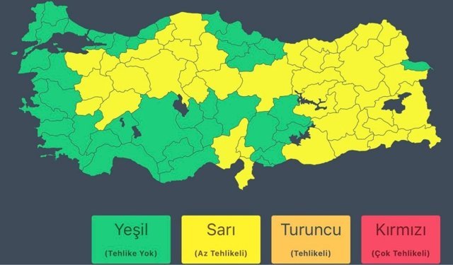İçişleri Bakanlığı'ndan Diyarbakır'a sarı kodlu uyarı geldi
