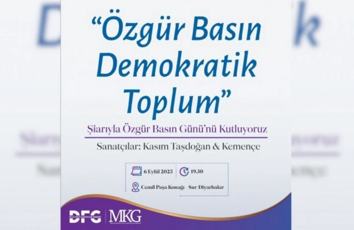 Diyarbakır’da basın emekçilerine özel 6 Eylül konser etkinliği
