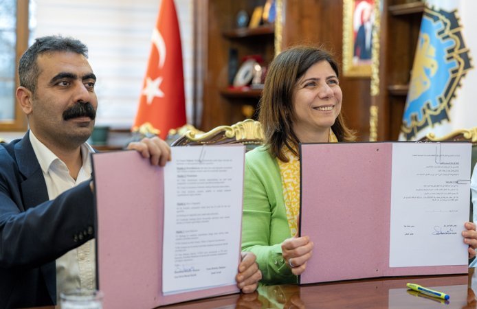 Diyarbakır Filistinli Belediye ile kardeş şehir oldu