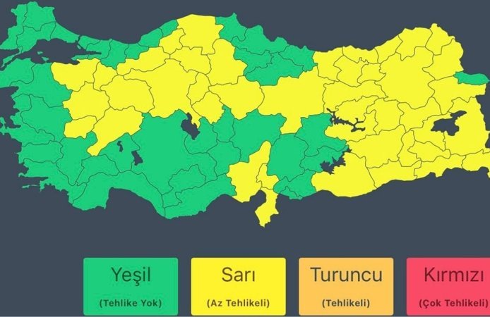 İçişleri Bakanlığı'ndan Diyarbakır'a sarı kodlu uyarı geldi