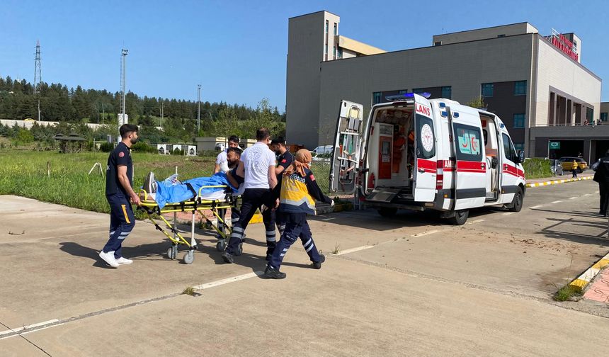 Servan, ambulans helikopterle hastaneye nakledildi