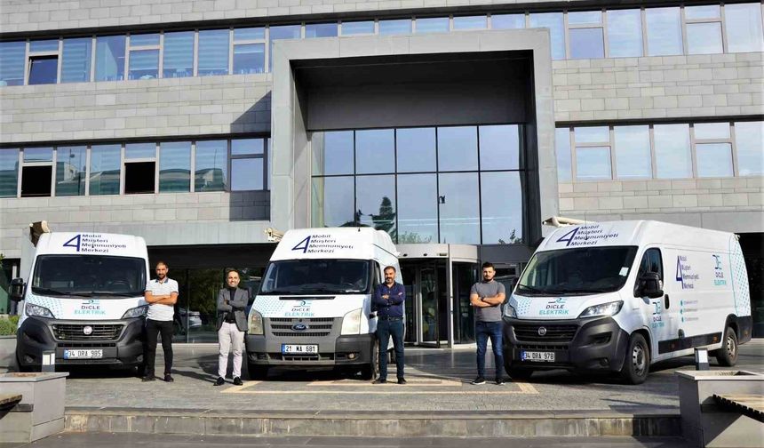 Dicle Elektrik 4M ekipleri 6 ilde 4 yılda 420 bin kilometre yol kat etti