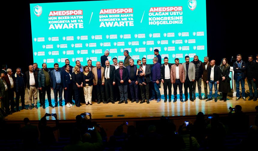 Amedspor'da olağanüstü kongre sonrası görev dağılımı yapıldı