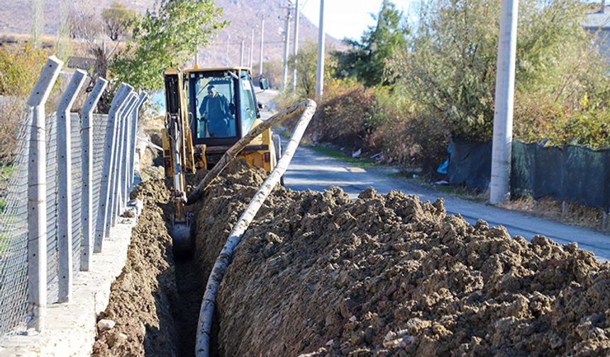 DİSKİ, Hani'deki içme suyu hattını yenileyerek kalıcı çözüm üretti