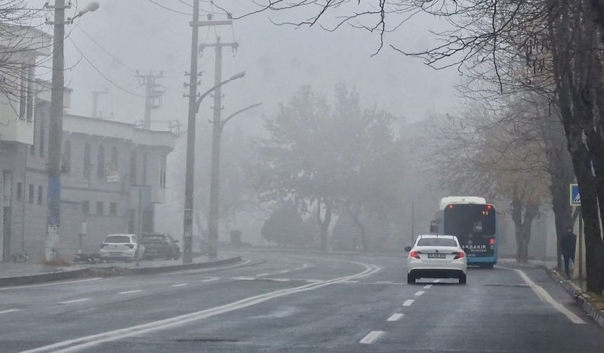 Diyarbakır'da sis 5'inci gününde: Uçak seferleri iptal edildi