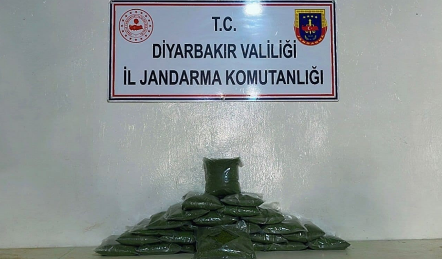 Lice’de 77 kilo toz esrar ele geçirildi
