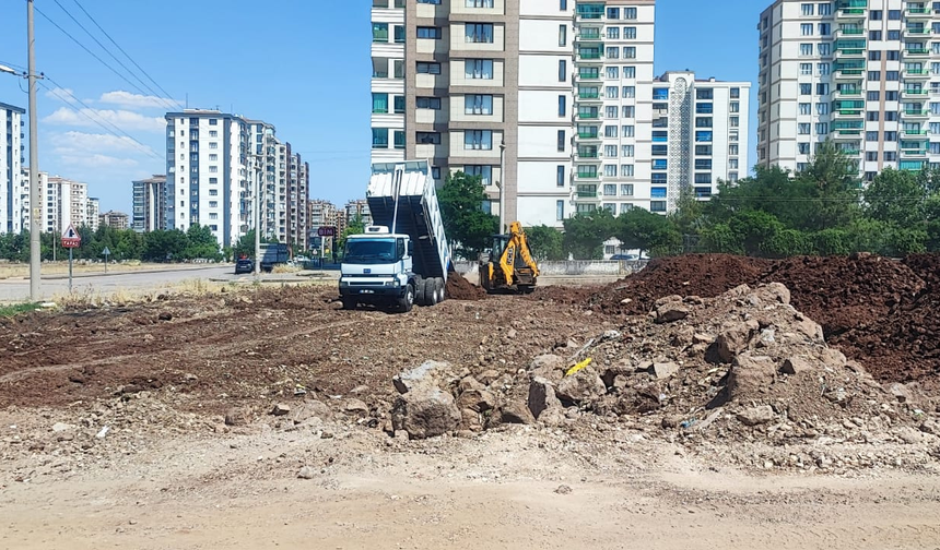 Kayapınar’da yeni yeşil alan projesi başladı