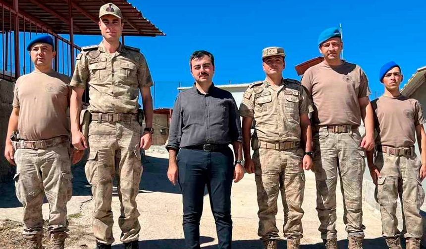 Dicle Kaymakamı üs bölgesini ziyaret etti