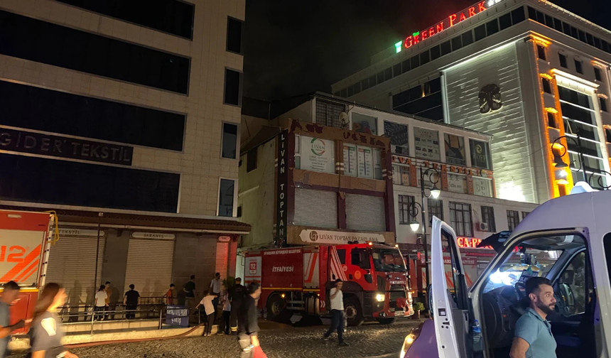 Diyarbakır’da iş yerinde yangın