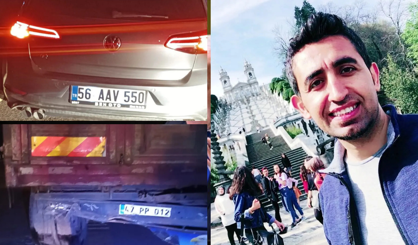 Diyarbakır’da kamyona çarpan otomobilde öğretmen hayatını kaybetti