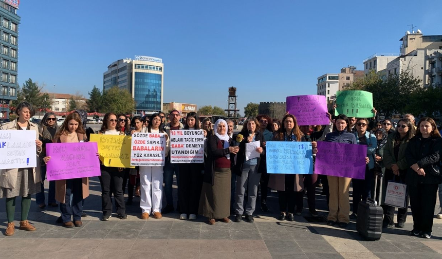 Babasının istismarına uğrayan kadın için Diyarbakır’da adalet çağrısı