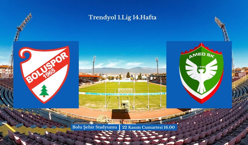 Boluspor 4 Amedspor 1 maçın geniş özeti