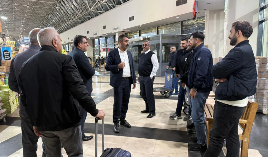 Diyarbakır Otogarı’nda işleyiş ve trafik kontrolleri