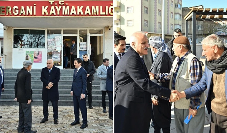 Diyarbakır Valisi Zorluoğlu’ndan Ergani’de denetim ve inceleme turu