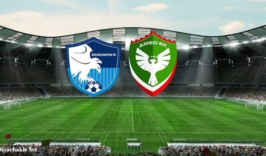 Erzurumspor FK – Amedspor maçı öncesi muhtemel 11’ler belli oldu