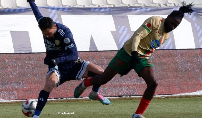 Amedspor Erzurum'da Yara Aldı: Erzurumspor-Amedspor Maç Sonucu