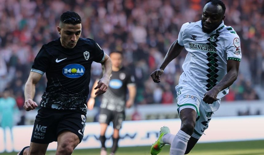 Amedspor Sakaryaspor önünde ilk yarıda golü buldu