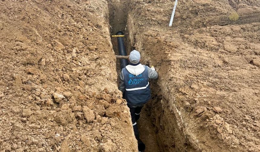 Diyarbakır'ın ilçesinde yeni konutların altyapısı hazırlanıyor