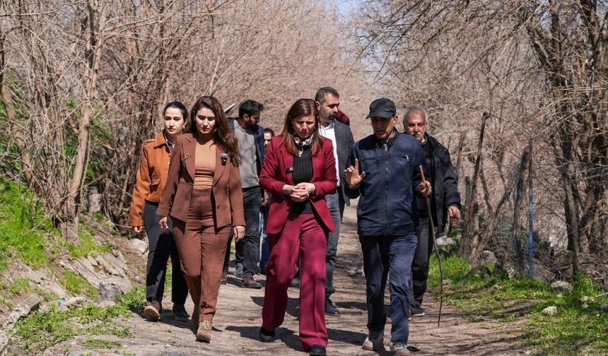 Hevsel Bahçeleri'nde çiftçiler Eşbaşkanlara dertlerini anlattı: İki önemli talep var