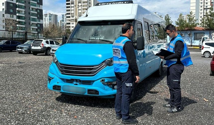 Diyarbakır'da yolcuya saldırı yapılan özel halk otobüsüne şok ceza