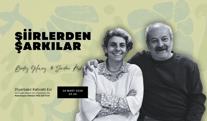 Diyarbakır’da Sanat Gecesi: "Şiirlerden Şarkılar"