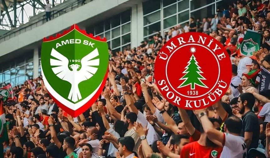 Flaş değişiklik: Amedspor Ümraniyespor maçı TRT Kurdi'den canlı yayınlanacak