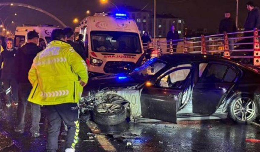 Diyarbakır’da korkutan kaza! 1’i ağır 3 yaralı