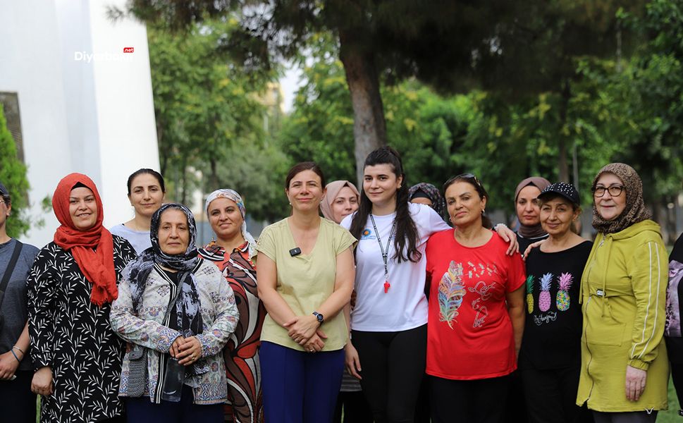 Eşbaşkan Bucak kadınlarla sabah sporunda