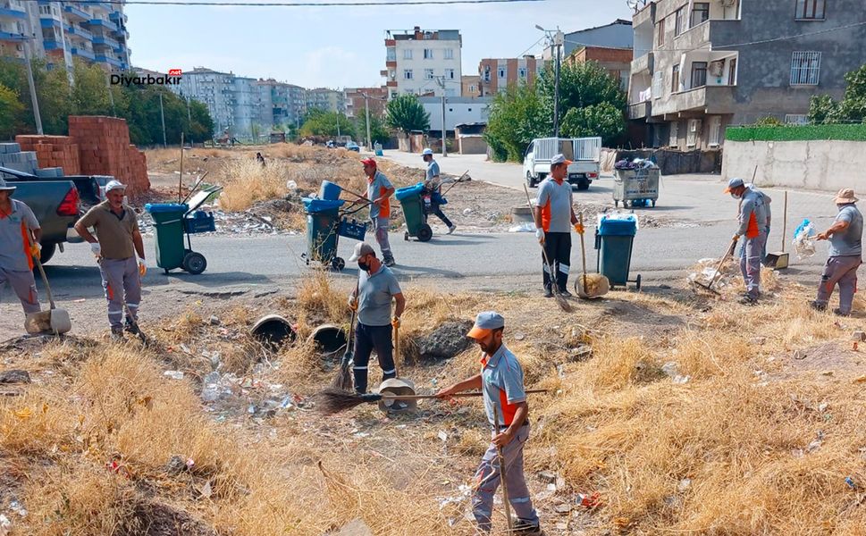 Diyarbakır’da ıslah öncesi temizlik çalışması yapıldı