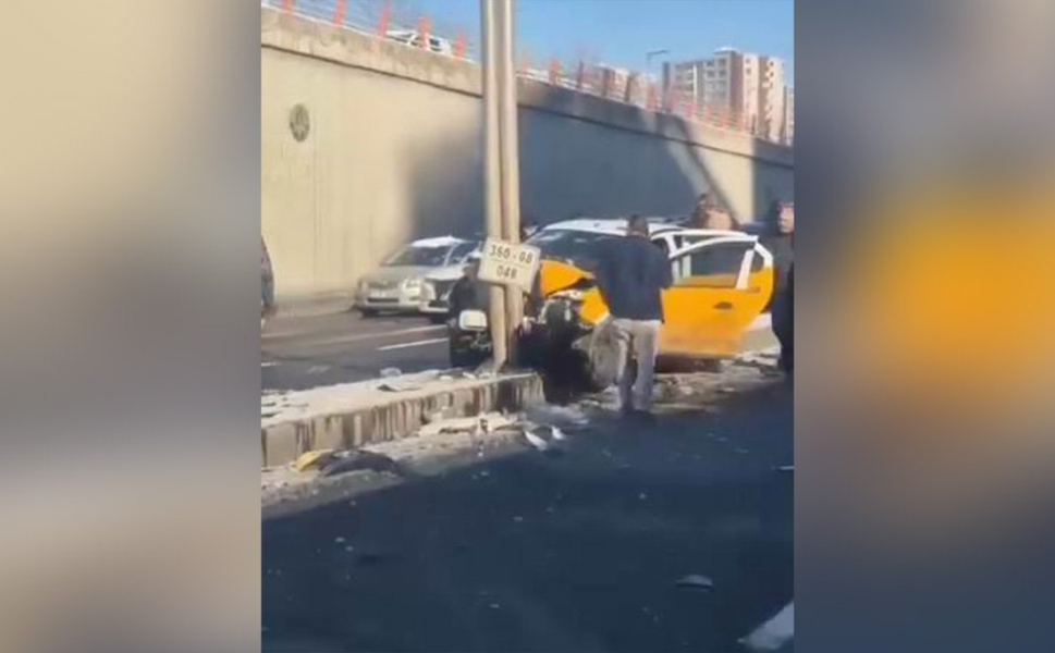 Diyarbakır’da buzlanma kazaya neden oldu