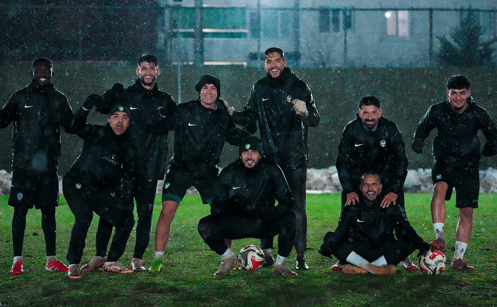 Amedspor’dan soğuk hava mesaisi: Kar altında deplasman hazırlığı