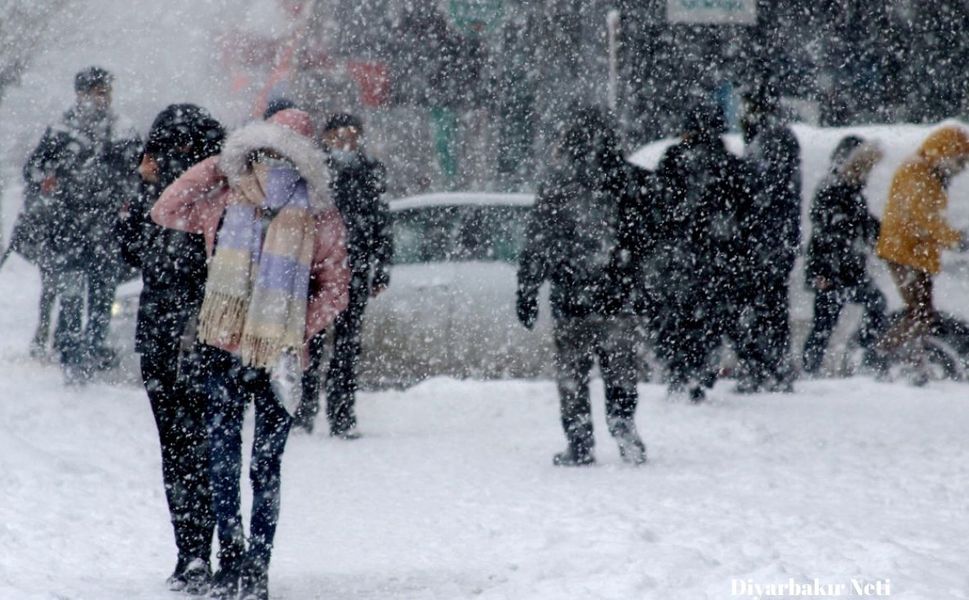 Meteoroloji saat verdi: Diyarbakır'da kar başlıyor! Üç gün sürecek