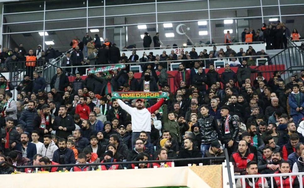 Amedspor kapalı gişe oynuyor: Taraftar sayısında ligin zirvesinde
