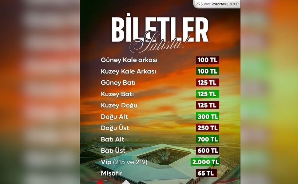 Amedspor Vanspor taraftarının bilet fiyatını plakaya eşitledi!
