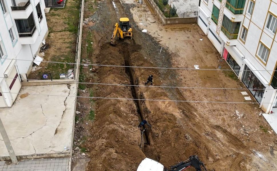 Diyarbakır Ergani'de 95 haneyi ilgilendiren altyapı çalışması rekor hızla tamamlandı