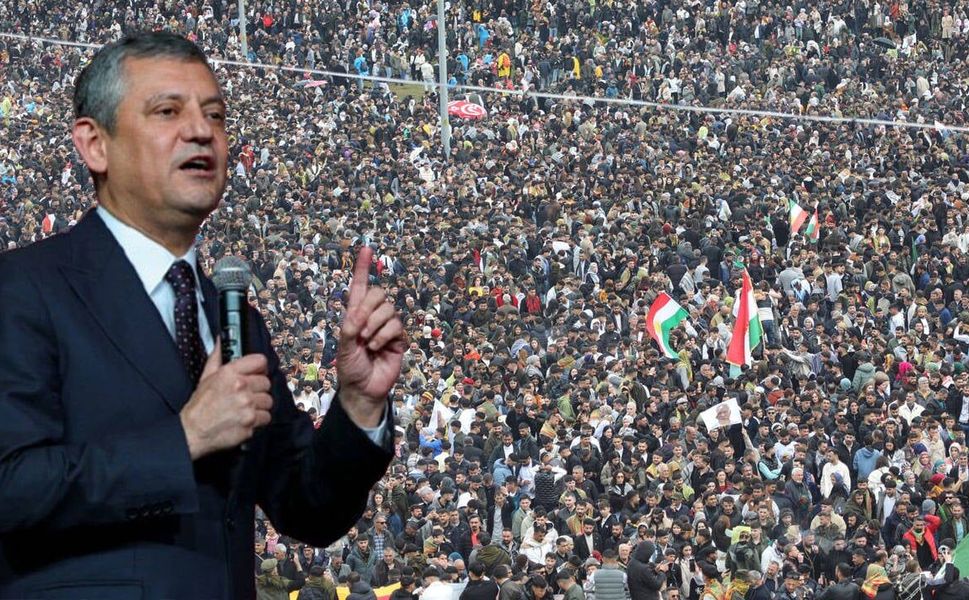 Diyarbakır'daki Newroz kutlamasında Özgür Özel'in mesajı okundu