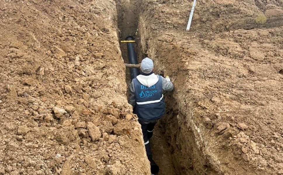 Diyarbakır'ın ilçesinde yeni konutların altyapısı hazırlanıyor