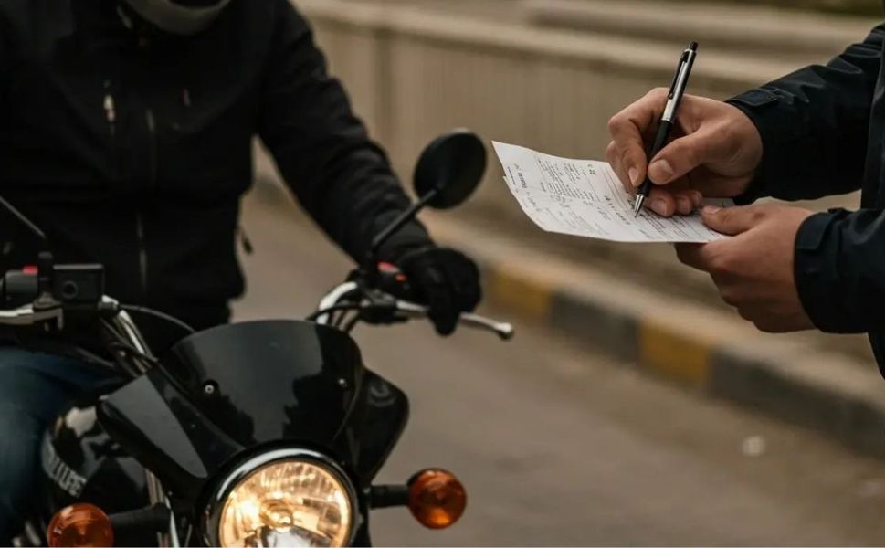 Diyarbakır'da bir motosikletli 16 bin liralık cezadan kaçarken 200 bin TL ceza yedi!