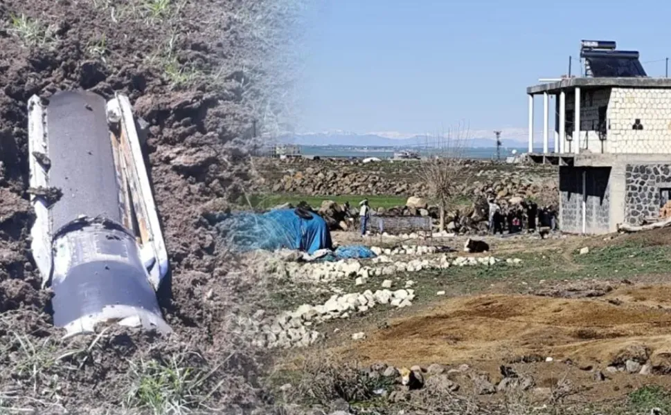 İran'ın attığı füze Diyarbakır'a düştü!