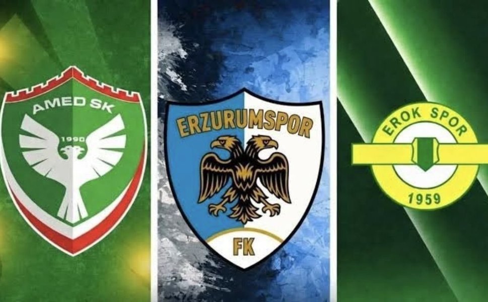 Kader virajı: Amedspor, Esenler Erokspor ve Erzurumspor'un kalan maçları belli oldu