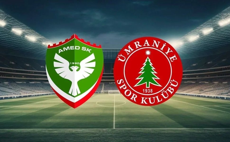 Amedspor Ümraniyespor maçı ilk 11'leri açıklandı: Sürpriz tercihler var