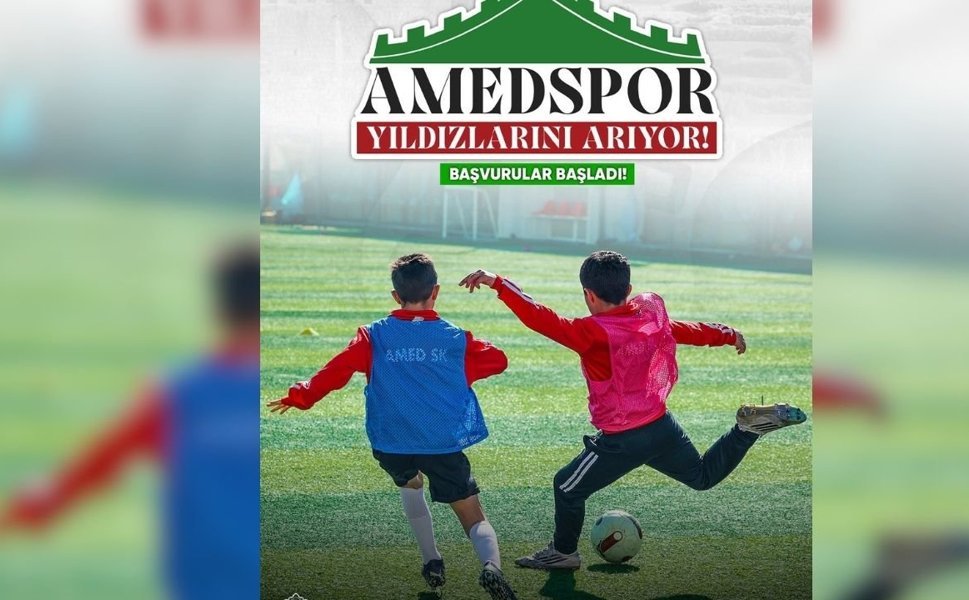 Amedspor 17 ilde yıldızları bekliyor: Başvurular başladı