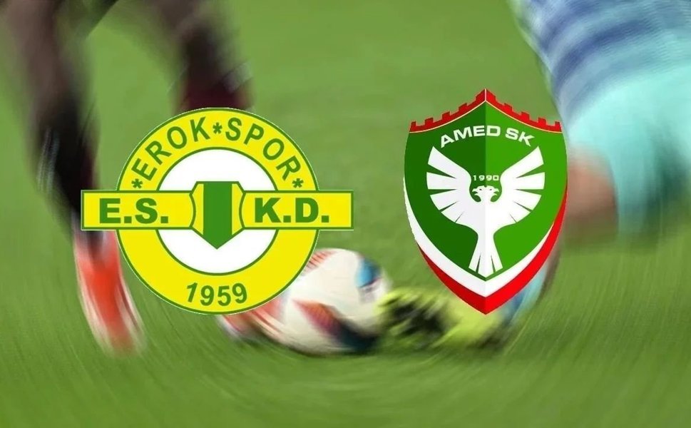 Esenler Erokspor Amedspor maçı ilk 11'leri açıklandı: İşte kadrolar