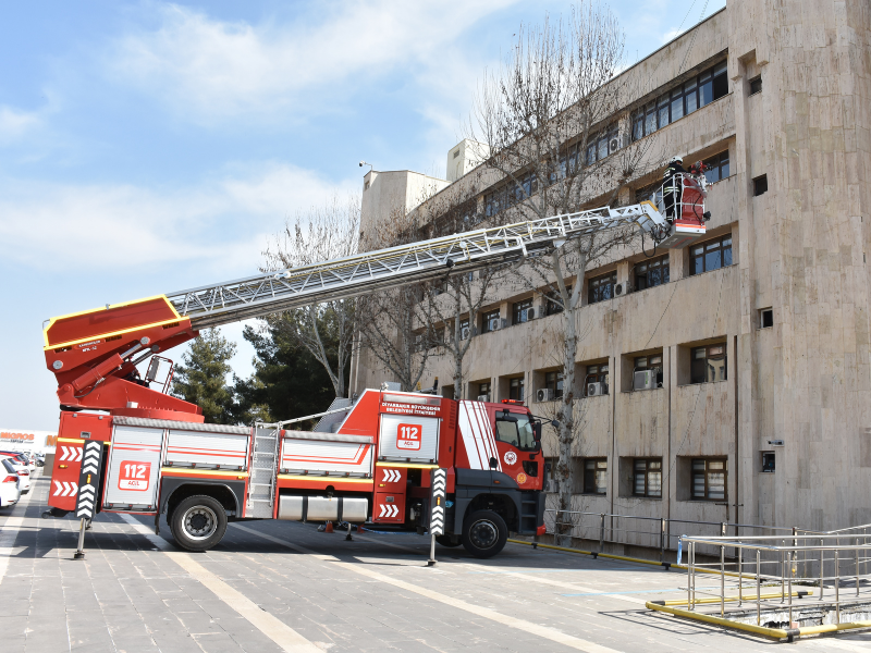 Tatbikat Sağlık, Itfaiye Ve Afet Işleri Birlikteliğinde Gerçekleştirildi