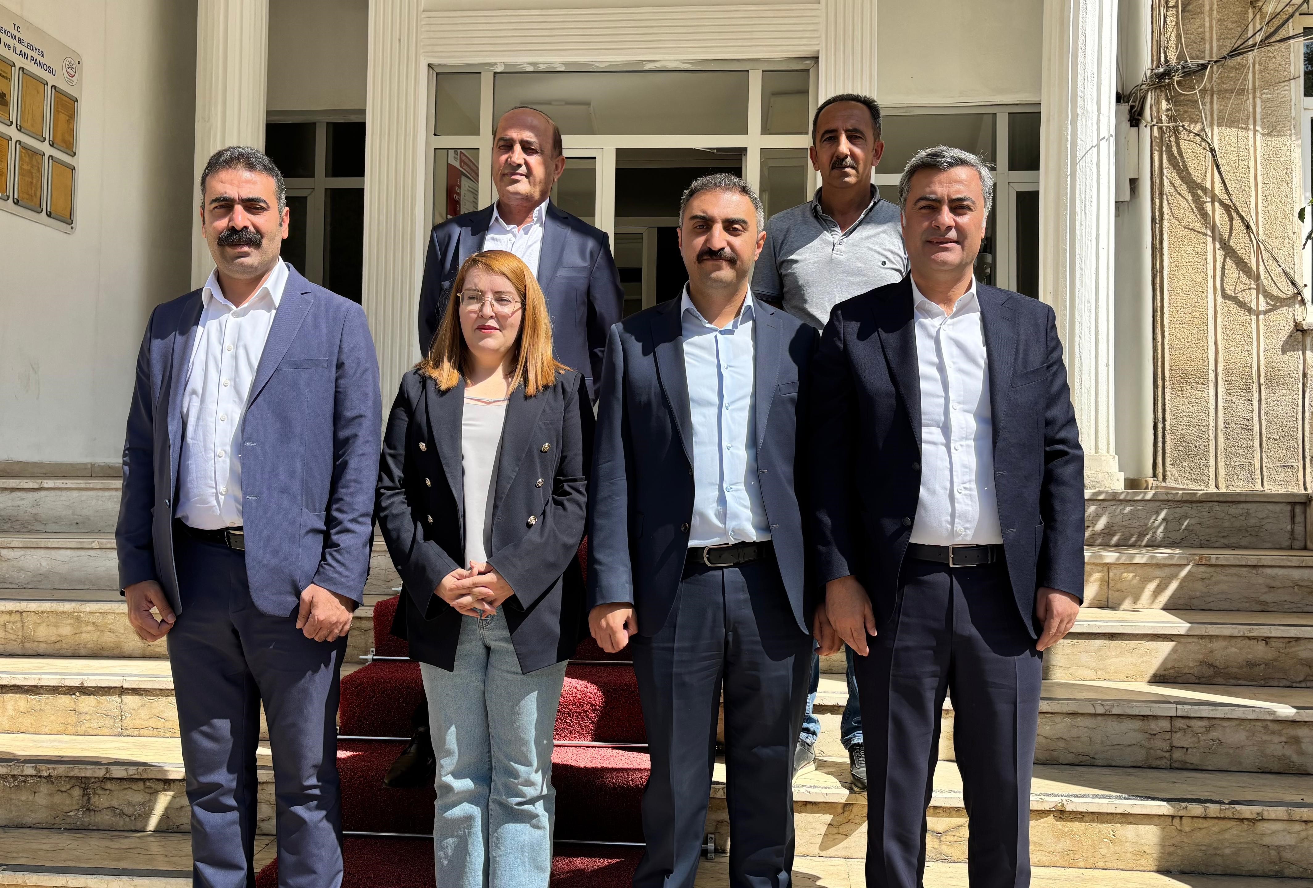 Diyarbakır Eşbaşkanı Hatun’dan Yüksekova belediyesine dayanışma ziyareti 1