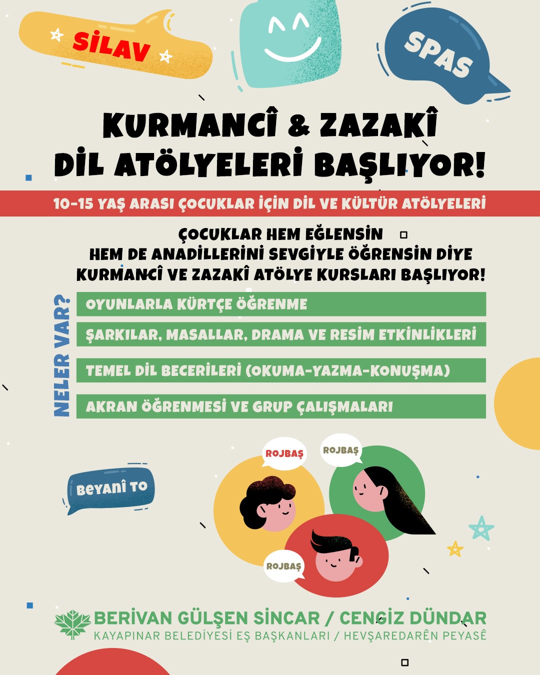 Diyarbakır Kürtçe ve Zazaca atölyeleri 1